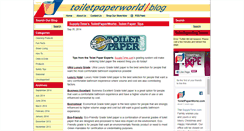 Desktop Screenshot of blog.toiletpaperworld.com