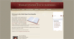Desktop Screenshot of encyclopedia.toiletpaperworld.com